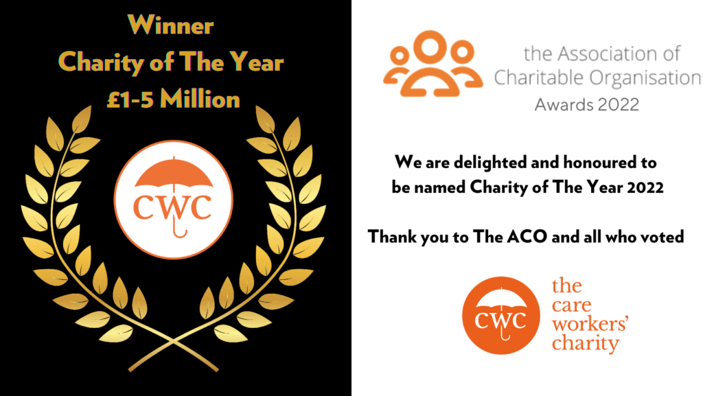 Awards - Care Workers Support trading as The Care Workers' Charity