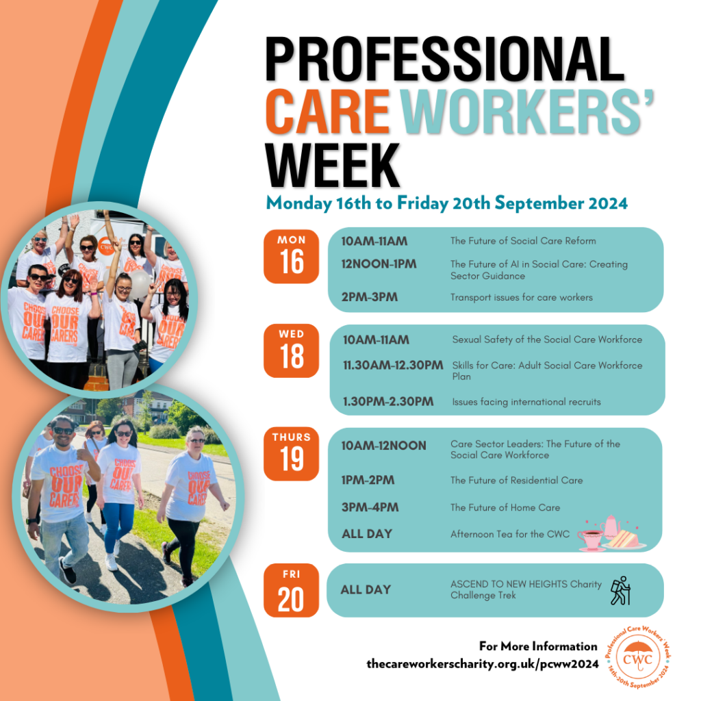 to Professional Care Workers Week 2024 The Care Workers Charity